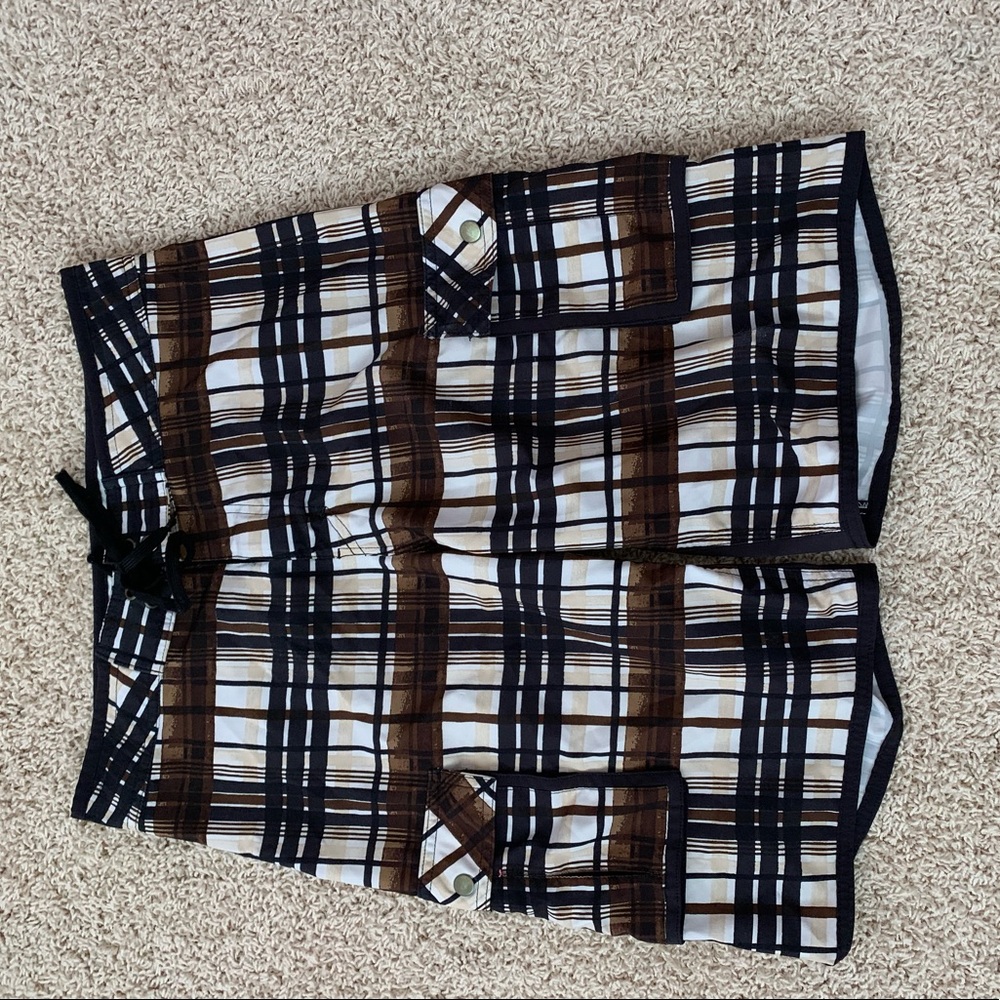 Patterned VAS Swim Trunks